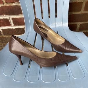Brown Nine West pumps